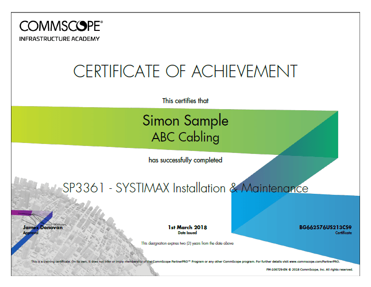 Certificate Preview